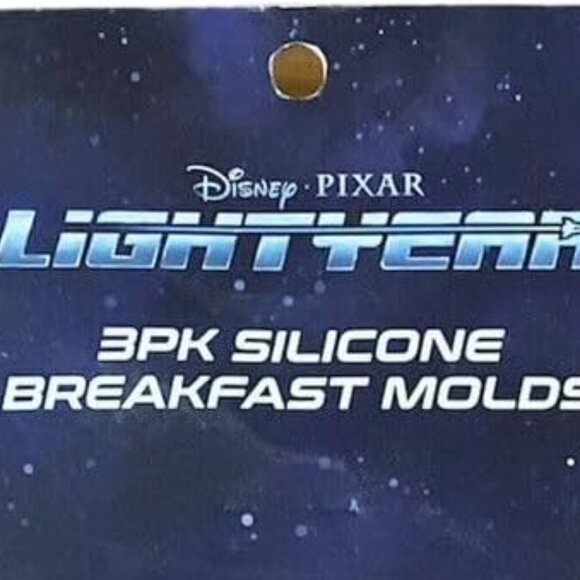 Disney Buzz Lightyear 3 Pack Silicone Breakfast Molds NEW - Picture 3 of 5